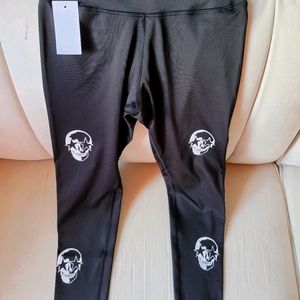 Star Skulls High Waisted Leggings